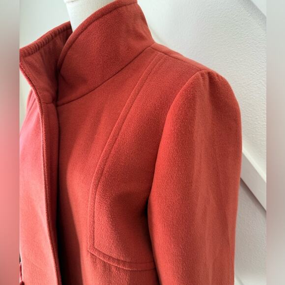 Chico’s Everyday Plush Felt Open Front Jacket Burnt Orange Size 1 (Medium) - Picture 3 of 11